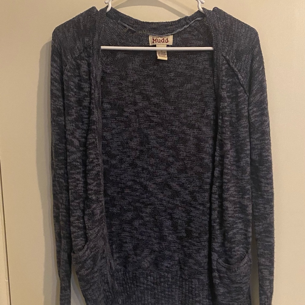 Blue cardigan
